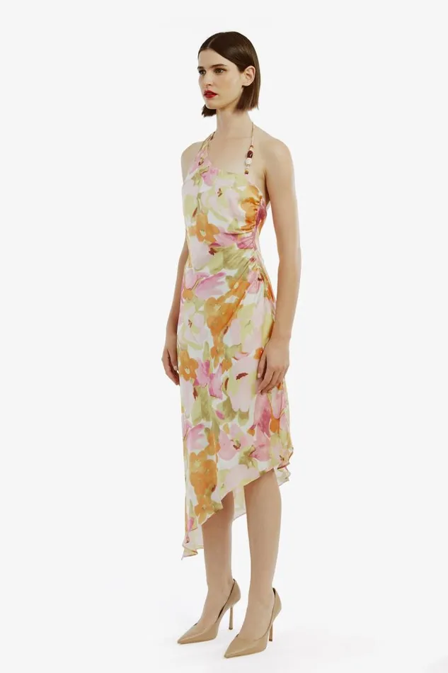 Women Bardot Day To Night Dresses Andy One Shoulder Midi Dress In Wall Flrl Women Bardot Day To Night Dresses Andy One Shoulder Midi Dress In Wall Flrl