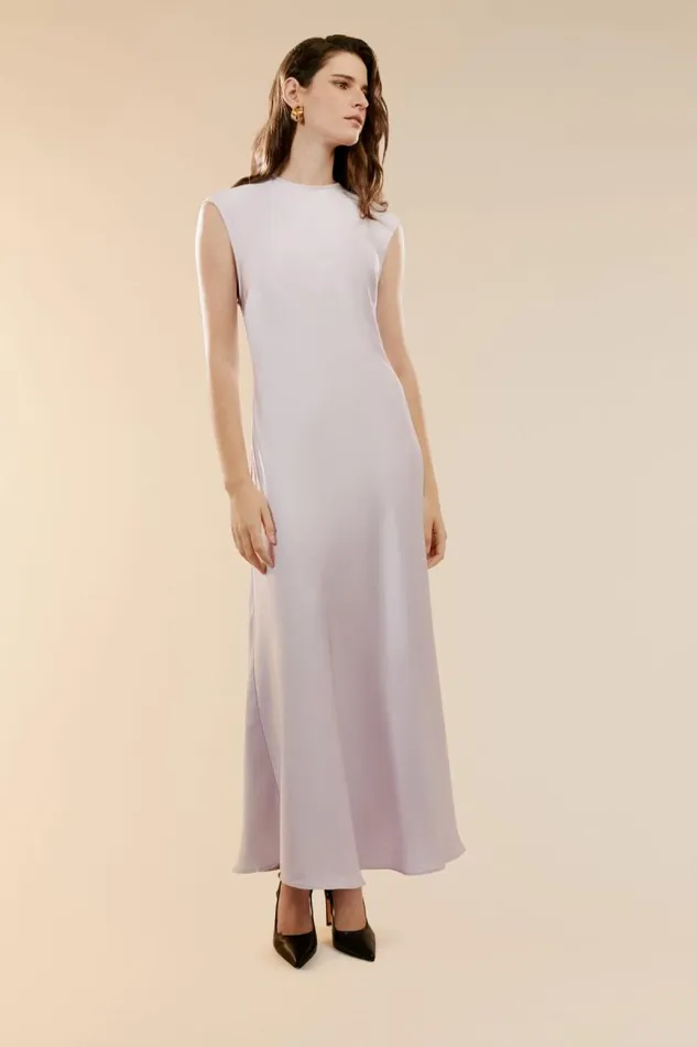 Women Bardot Day To Night Dresses Peggy ALine Slip Dress In Soft Lilac