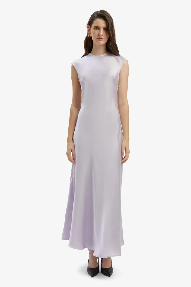 Women Bardot Day To Night Dresses Peggy ALine Slip Dress In Soft Lilac Women Bardot Day To Night Dresses Peggy ALine Slip Dress In Soft Lilac