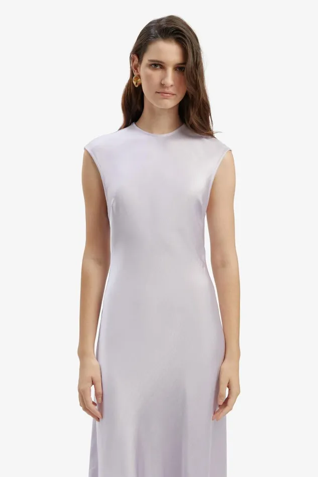 Women Bardot Day To Night Dresses Peggy ALine Slip Dress In Soft Lilac Women Bardot Day To Night Dresses Peggy ALine Slip Dress In Soft Lilac