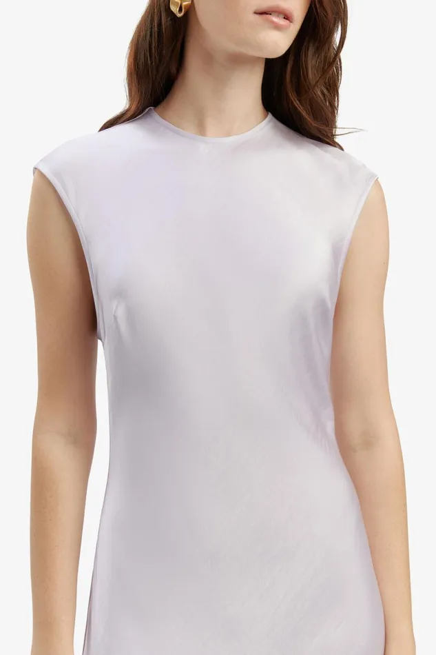 Women Bardot Day To Night Dresses Peggy ALine Slip Dress In Soft Lilac Women Bardot Day To Night Dresses Peggy ALine Slip Dress In Soft Lilac