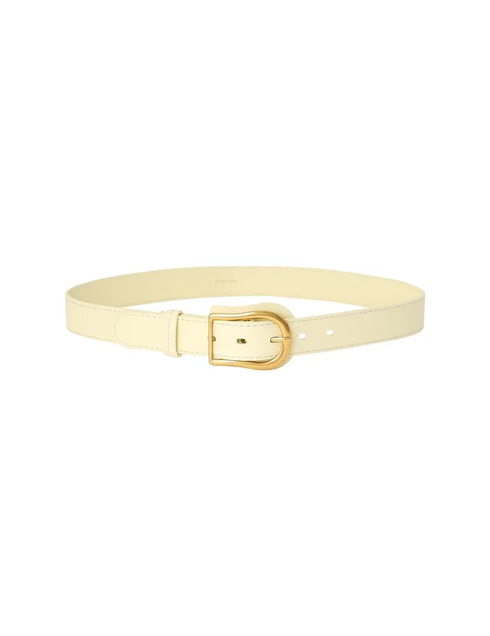 Women Belts Zimmermann Buckle Belt 30 Lemondrop