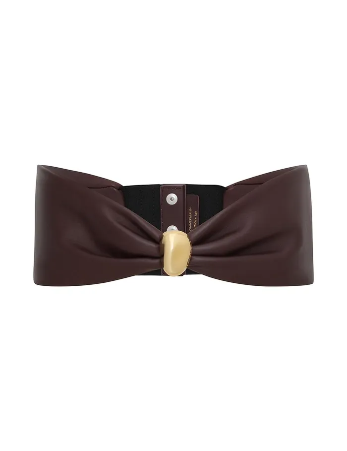 Women Belts Zimmermann Gleam Belt 80 Mahogany