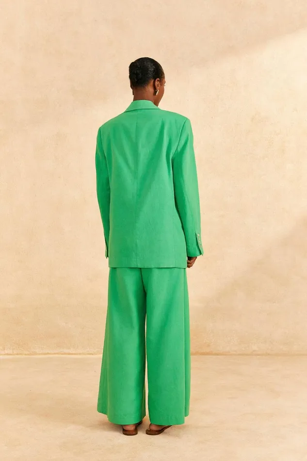 Women Blazers Farm Rio Bright Green Blazer