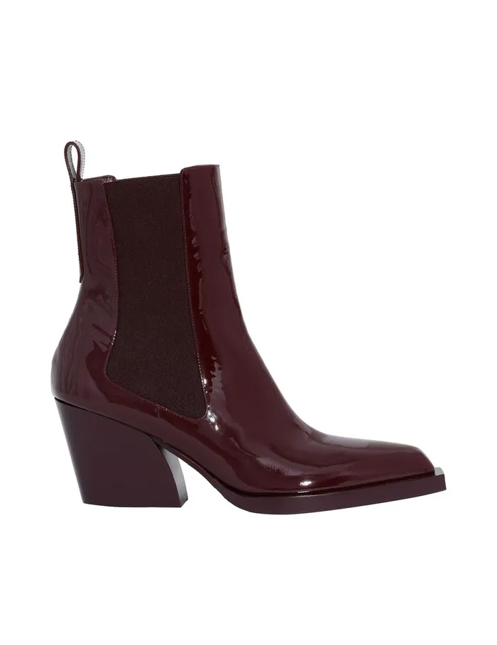 Women Boots Zimmermann Drew Low Boot 70 Bordeaux