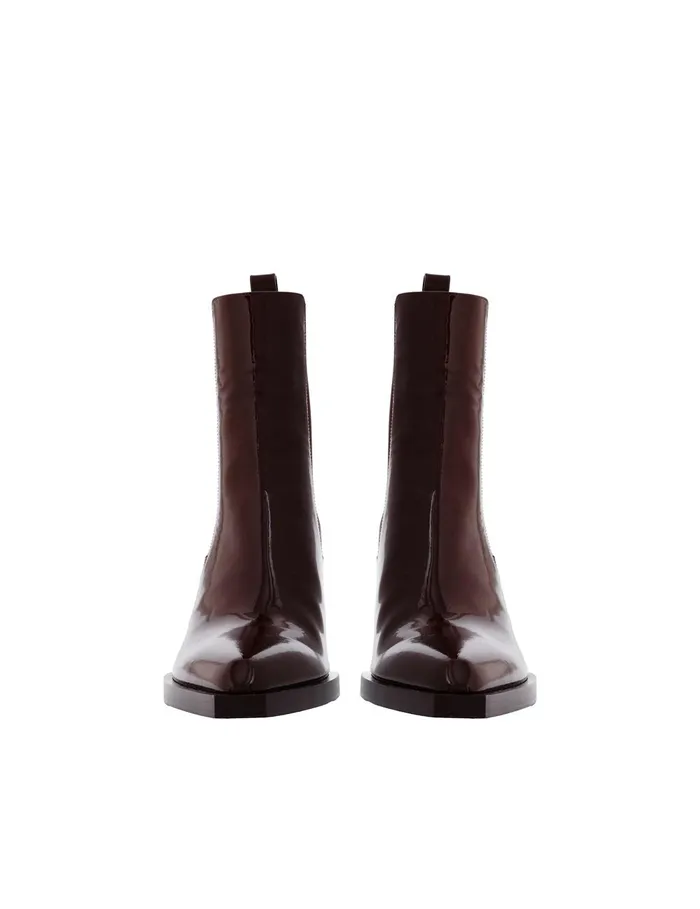 Women Boots Zimmermann Drew Low Boot 70 Bordeaux