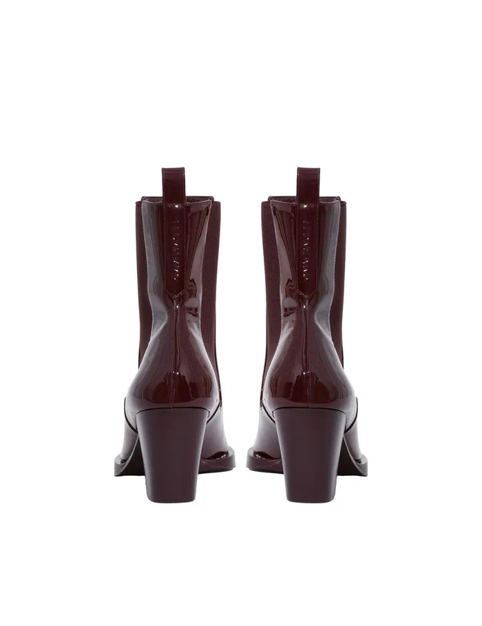 Women Boots Zimmermann Drew Low Boot 70 Bordeaux
