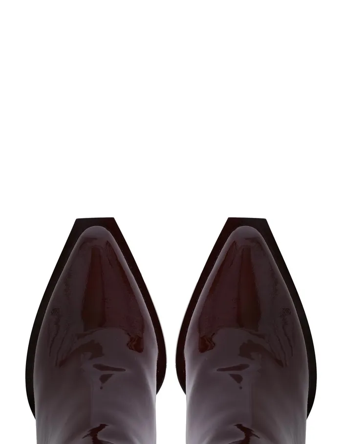 Women Boots Zimmermann Drew Low Boot 70 Bordeaux