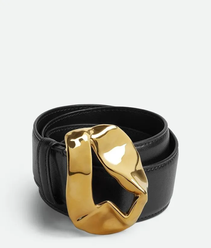 Women Bottega Veneta Belts Abstract Belt Black