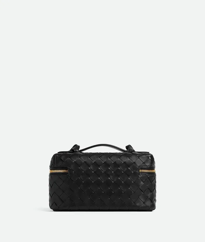 Women Bottega Veneta Crossbody Bang Bang Vanity Case Black