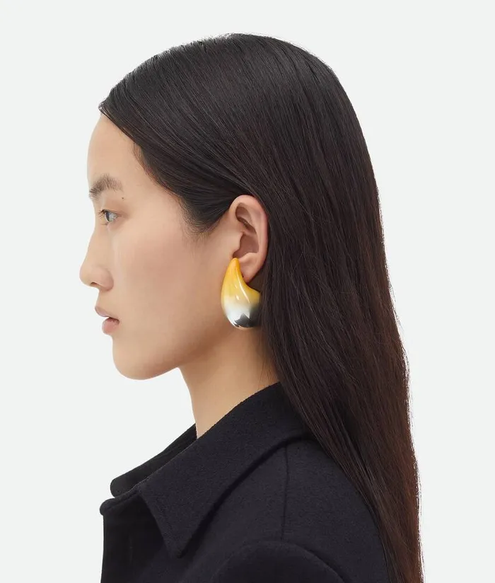 Women Bottega Veneta Earrings Large Drop Earrings Mango