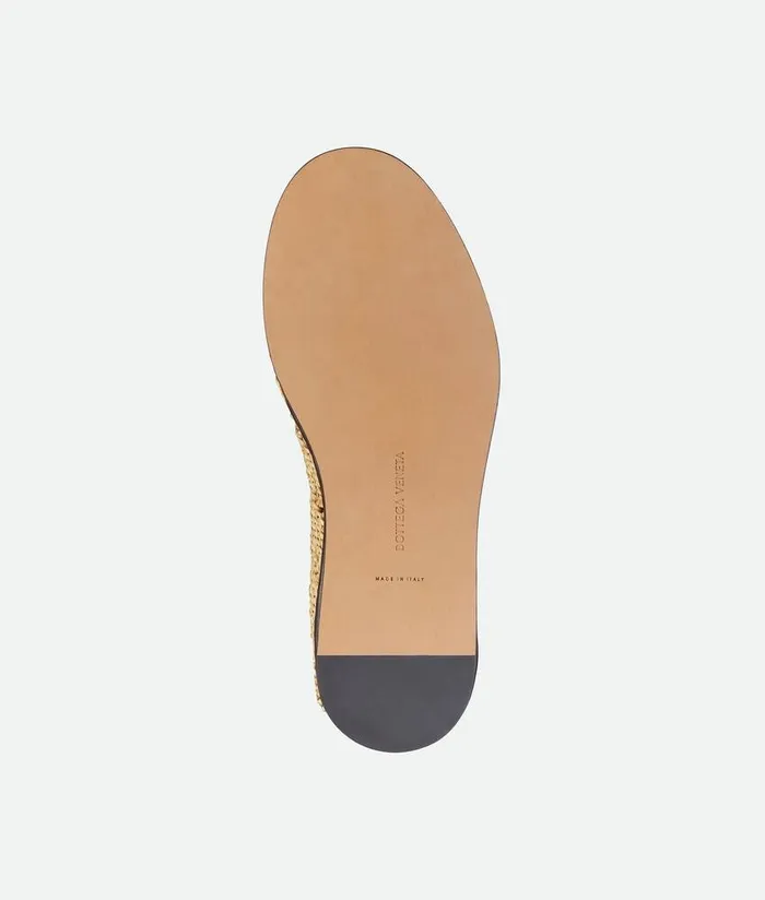 Women Bottega Veneta Flats Sunday Slipper Naturalfondant
