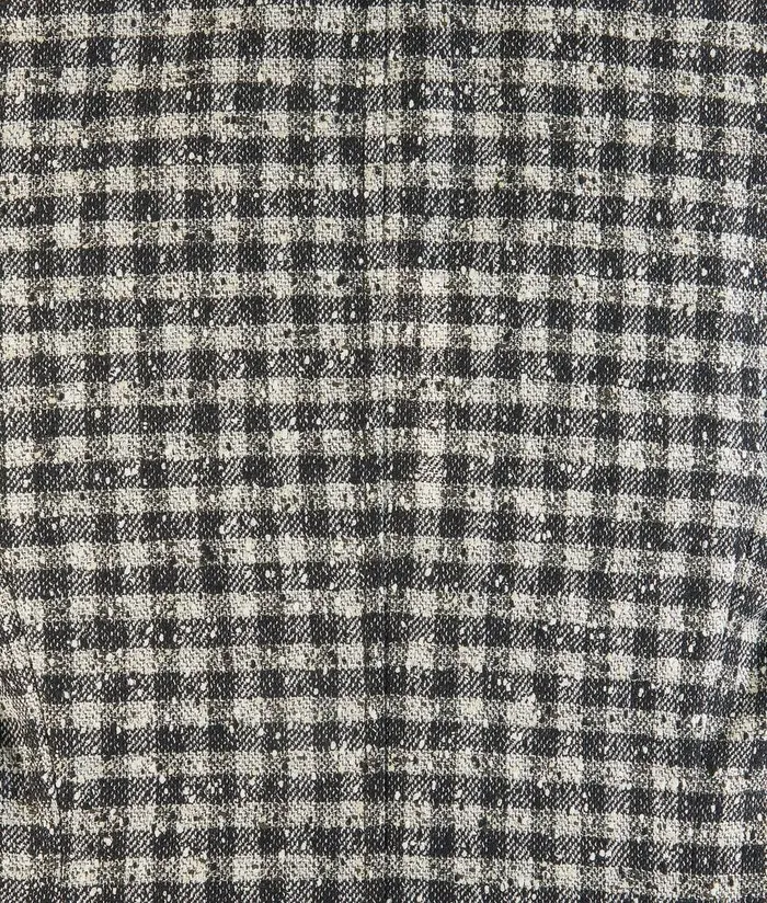 Women Bottega Veneta Jackets Boucle Gingham Wool Jacket Blackpearlkhaki