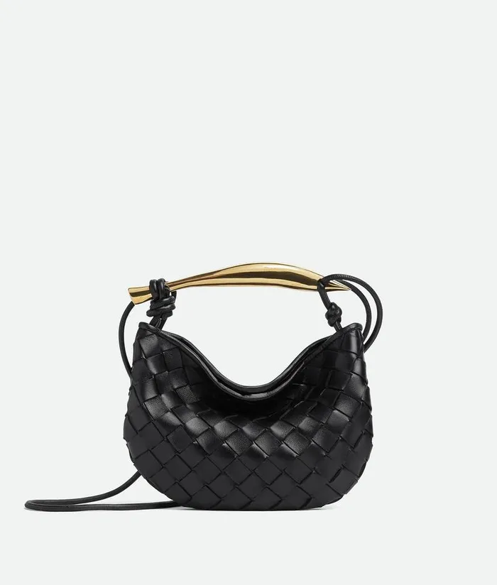 Women Bottega Veneta Mini Baby Sardine Black