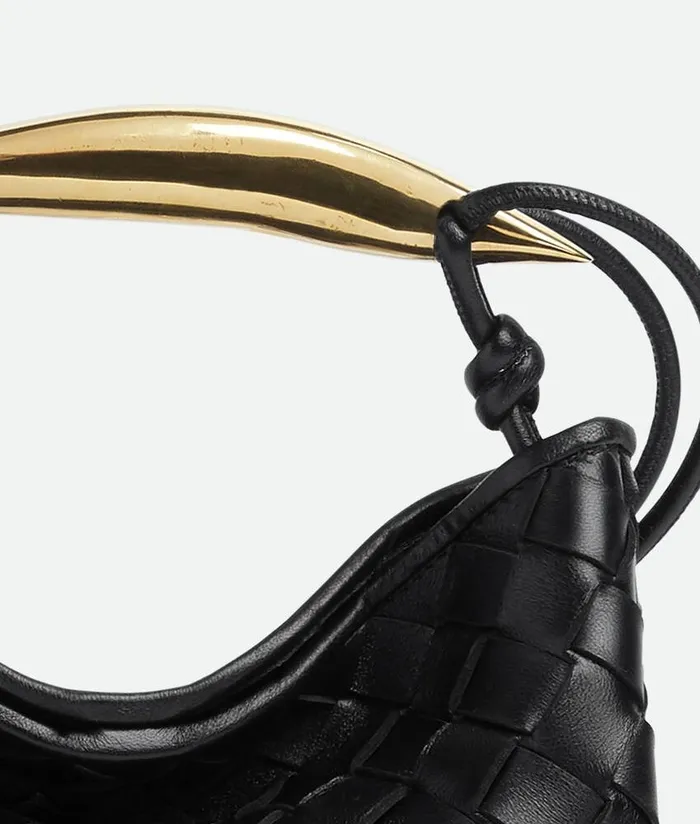 Women Bottega Veneta Mini Baby Sardine Black