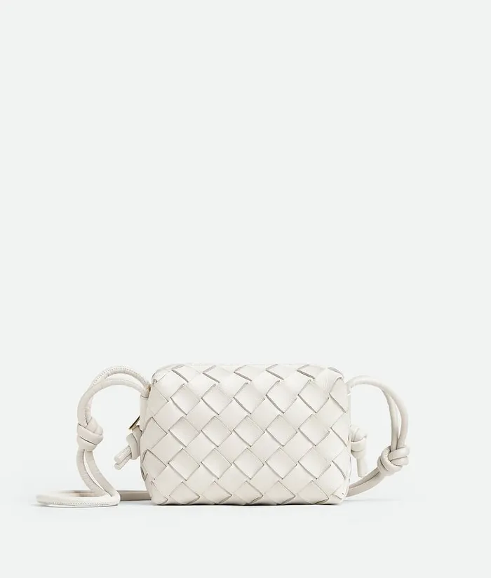 Women Bottega Veneta Mini Candy Loop White