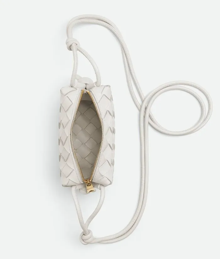 Women Bottega Veneta Mini Candy Loop White