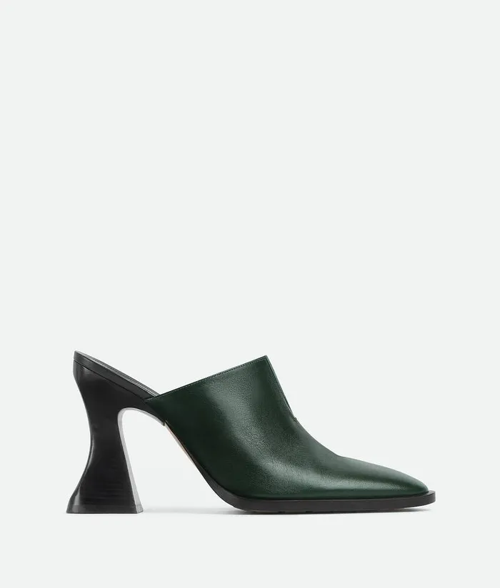 Women Bottega Veneta Pumps ChaCha Mule Dark Green