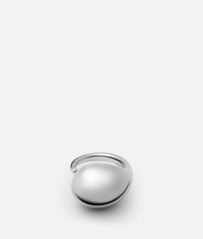 Women Bottega Veneta Rings Drop Ring Silver