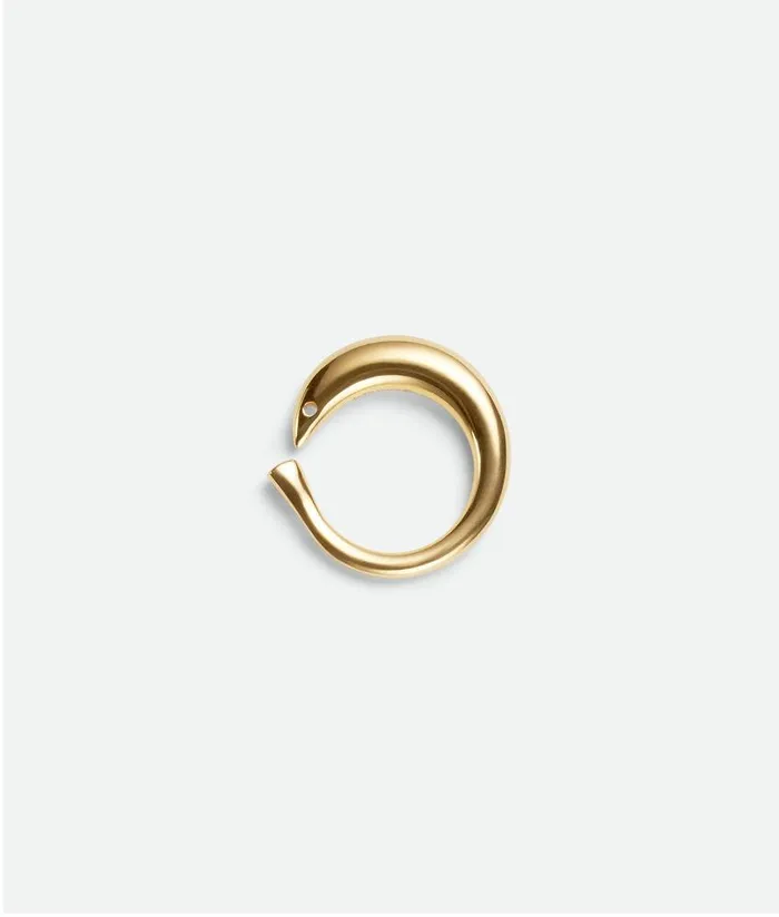 Women Bottega Veneta Rings Sardine Ring Yellow Gold