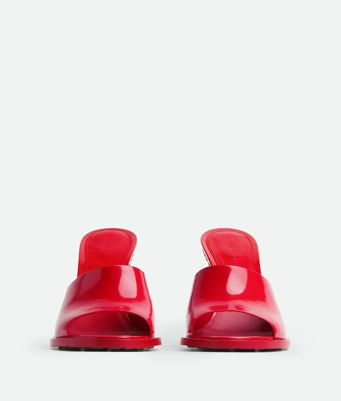 Women Bottega Veneta Sandals ChaCha Mule Deep Red