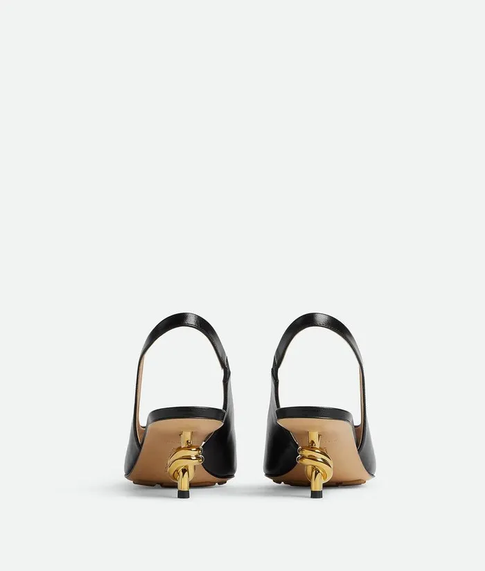 Women Bottega Veneta Sandals Knot Sandal Black