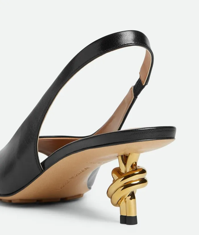 Women Bottega Veneta Sandals Knot Sandal Black