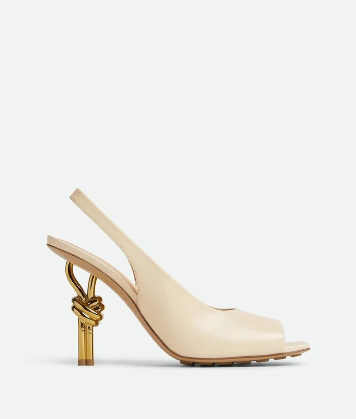 Women Bottega Veneta Sandals Knot Sandal Sea Salt
