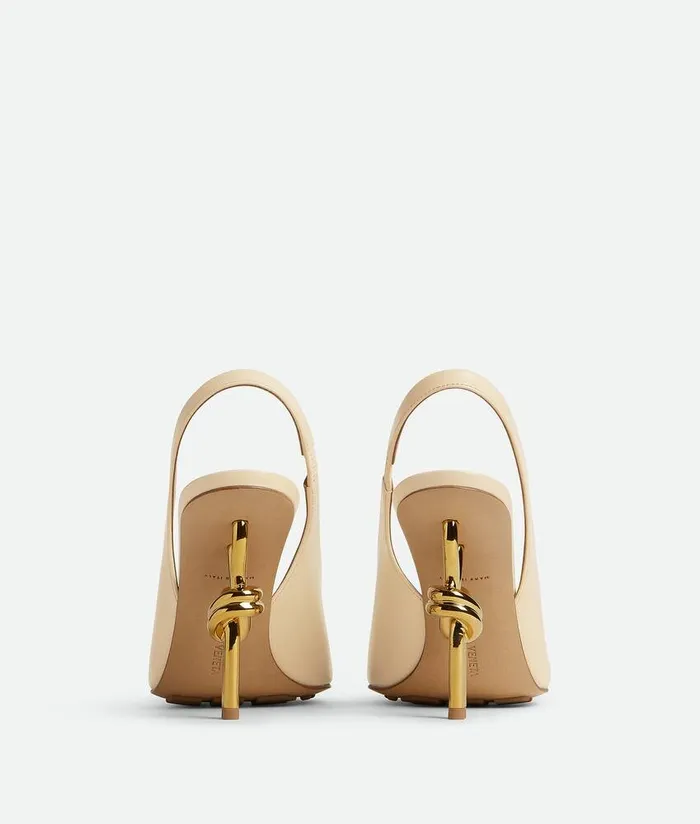 Women Bottega Veneta Sandals Knot Sandal Sea Salt