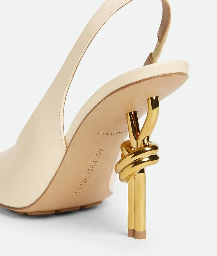 Women Bottega Veneta Sandals Knot Sandal Sea Salt