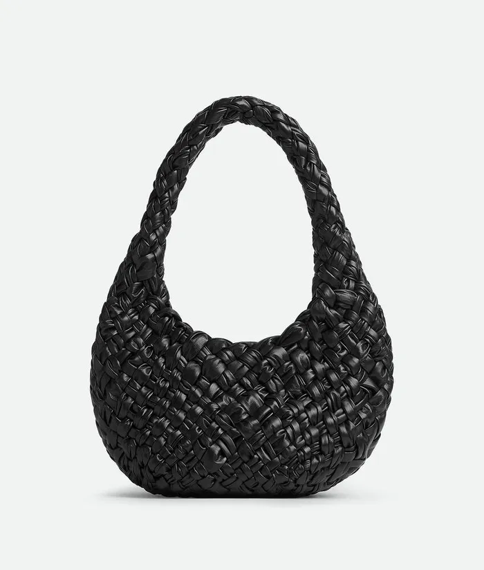 Women Bottega Veneta Shoulder Discovery Bag Black