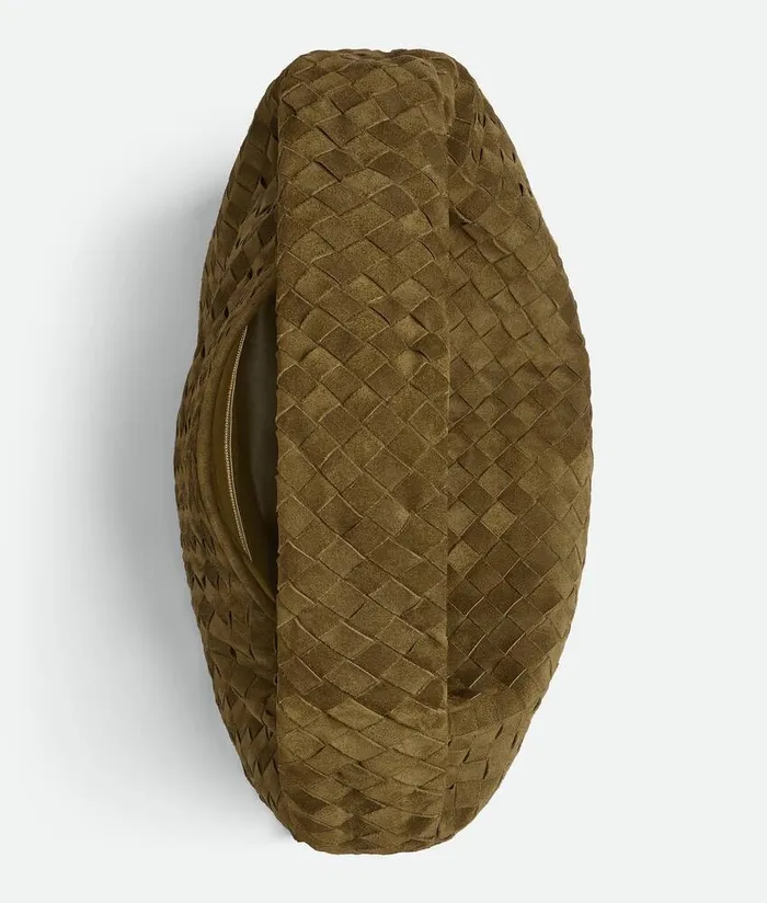 Women Bottega Veneta Shoulder Large Hop Olive Oil