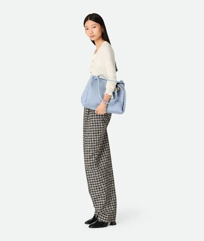 Women Bottega Veneta Shoulder Large Parachute Lunar