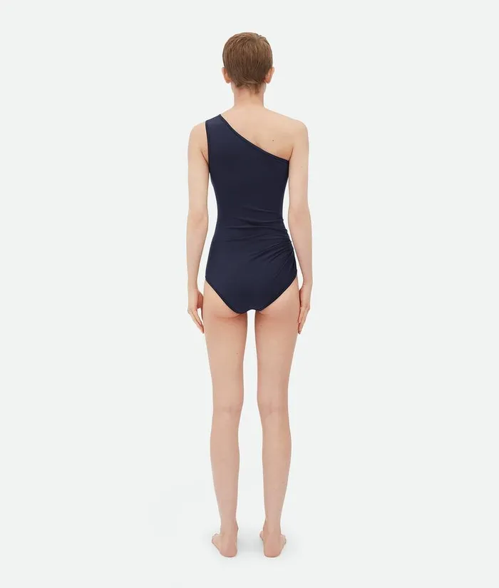Women Bottega Veneta Swimwear Stretch Nylon Swimsuit Abyss