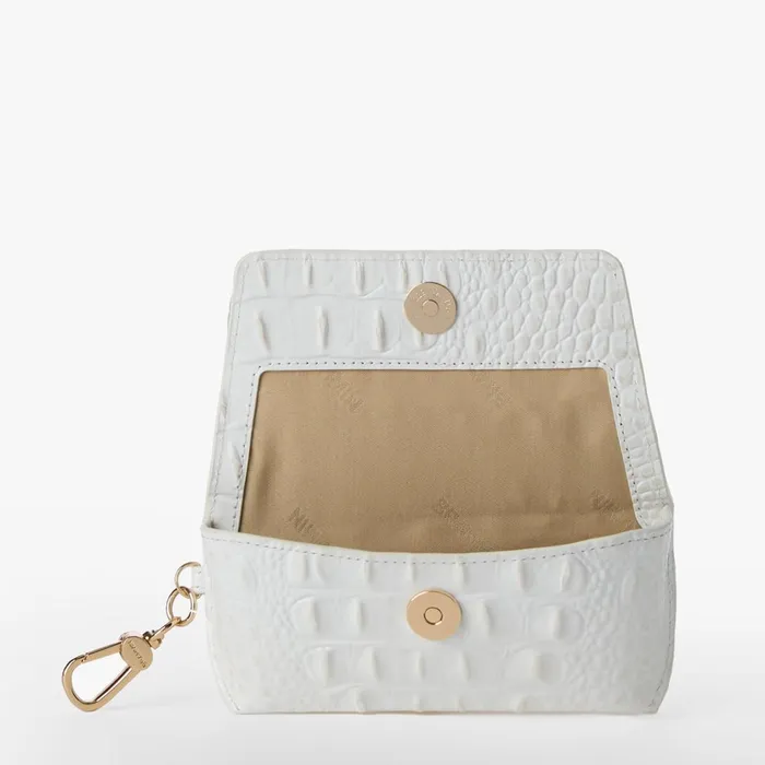 Women Brahmin Clip Ons and Keychains Elora Sea Salt White Melbourne Women Brahmin Clip Ons and Keychains Elora Sea Salt White Melbourne