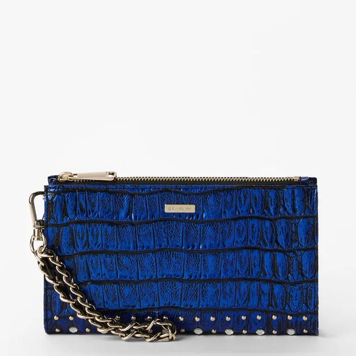 Women Brahmin Clutches Daisy Vibrant Azure Grandeur