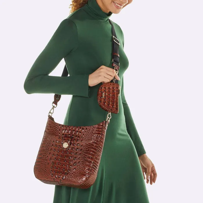Women Brahmin Crossbodies Leia Black Melbourne Silver Hardware Women Brahmin Crossbodies Leia Black Melbourne Silver Hardware