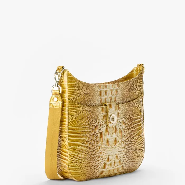 Women Brahmin Crossbodies Leia Golden Rod Ombre Women Brahmin Crossbodies Leia Golden Rod Ombre