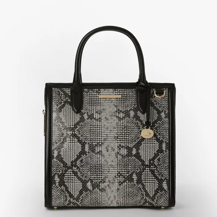 Women Brahmin Satchels Caroline Black Spark