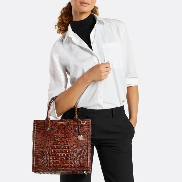 Women Brahmin Satchels Caroline Black Spark Women Brahmin Satchels Caroline Black Spark