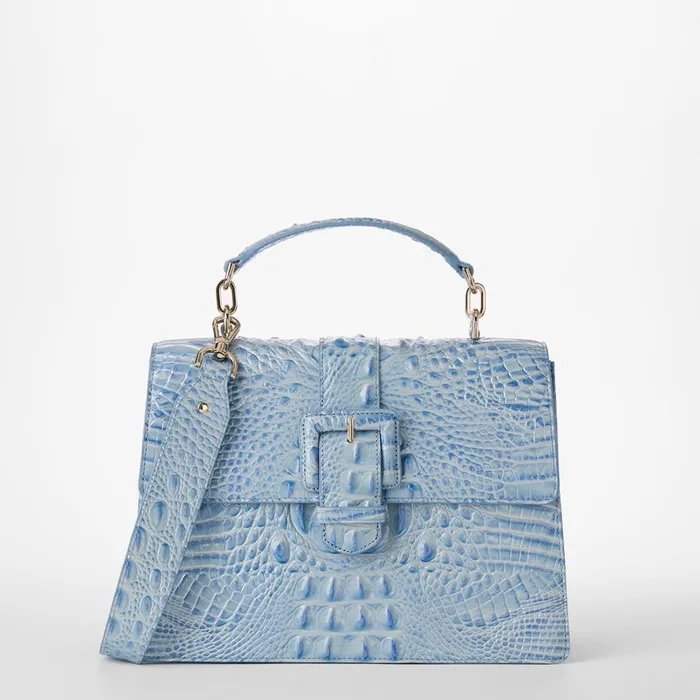 Women Brahmin Satchels Hallie Heavenly Blue Melbourne