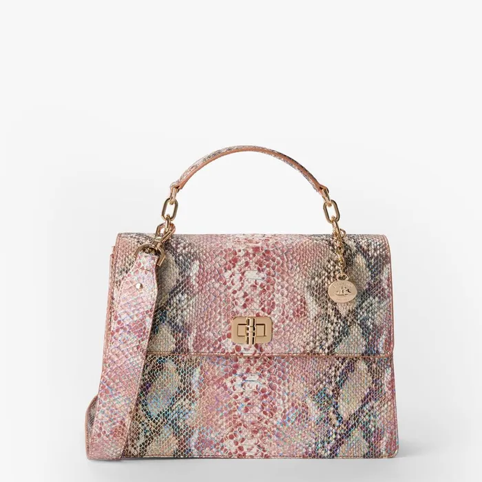 Women Brahmin Satchels Hallie Multi Skyterra