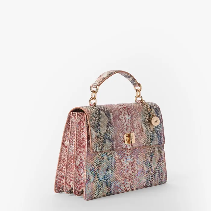 Women Brahmin Satchels Hallie Multi Skyterra Women Brahmin Satchels Hallie Multi Skyterra