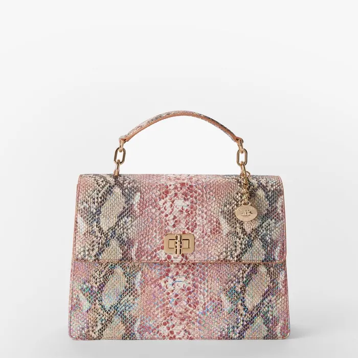 Women Brahmin Satchels Hallie Multi Skyterra Women Brahmin Satchels Hallie Multi Skyterra