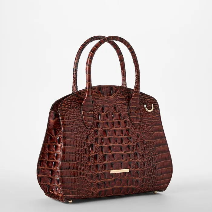 Women Brahmin Satchels Rosetta Pecan Melbourne Women Brahmin Satchels Rosetta Pecan Melbourne