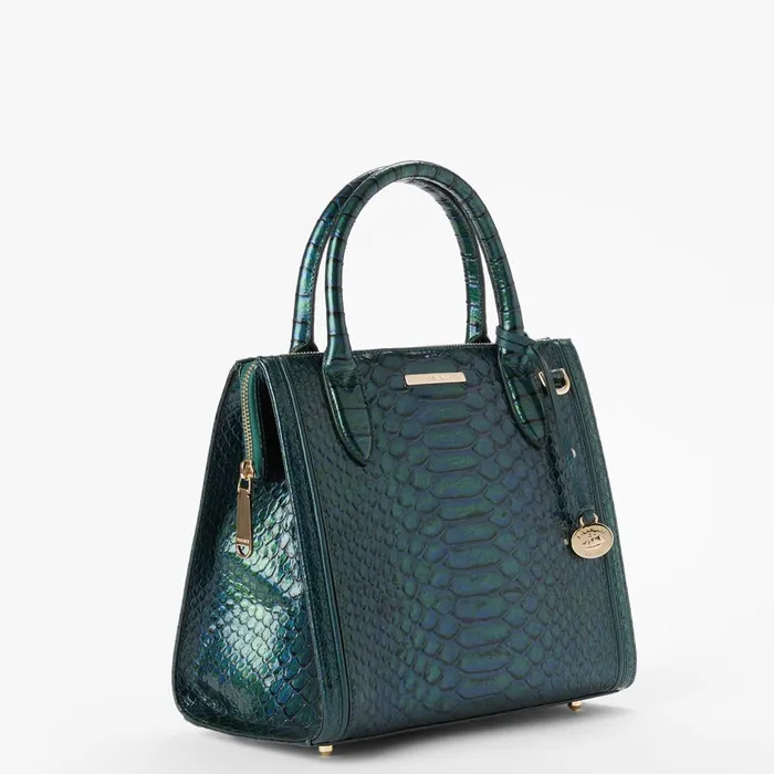 Women Brahmin Satchels Small Caroline Evergreen Kalopsia Women Brahmin Satchels Small Caroline Evergreen Kalopsia