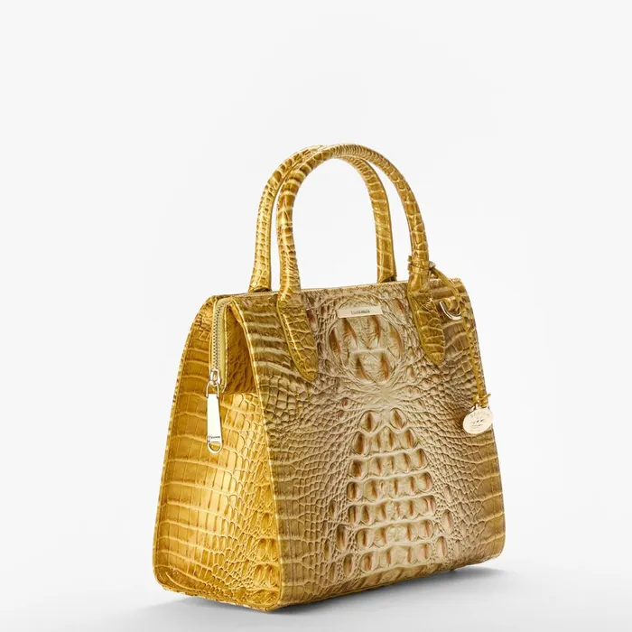 Women Brahmin Satchels Small Caroline Golden Rod Ombre Women Brahmin Satchels Small Caroline Golden Rod Ombre