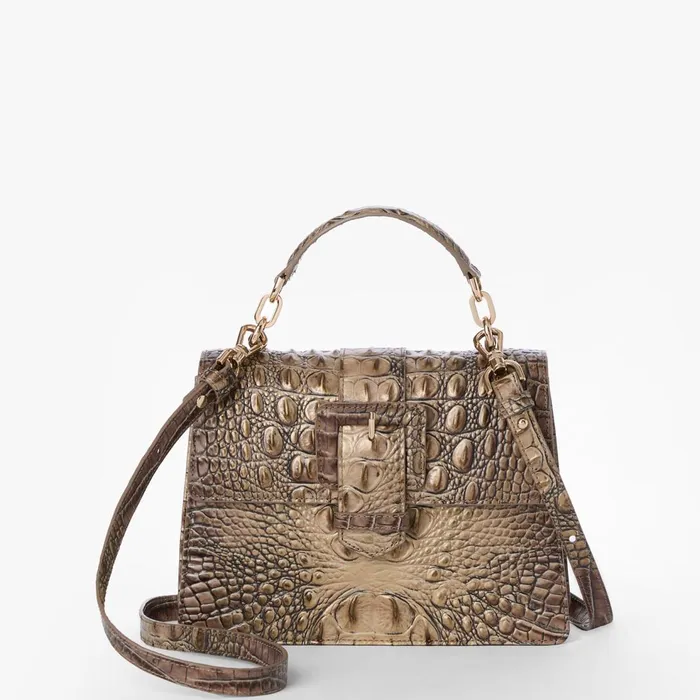 Women Brahmin Satchels Small Hallie Brindle Melbourne