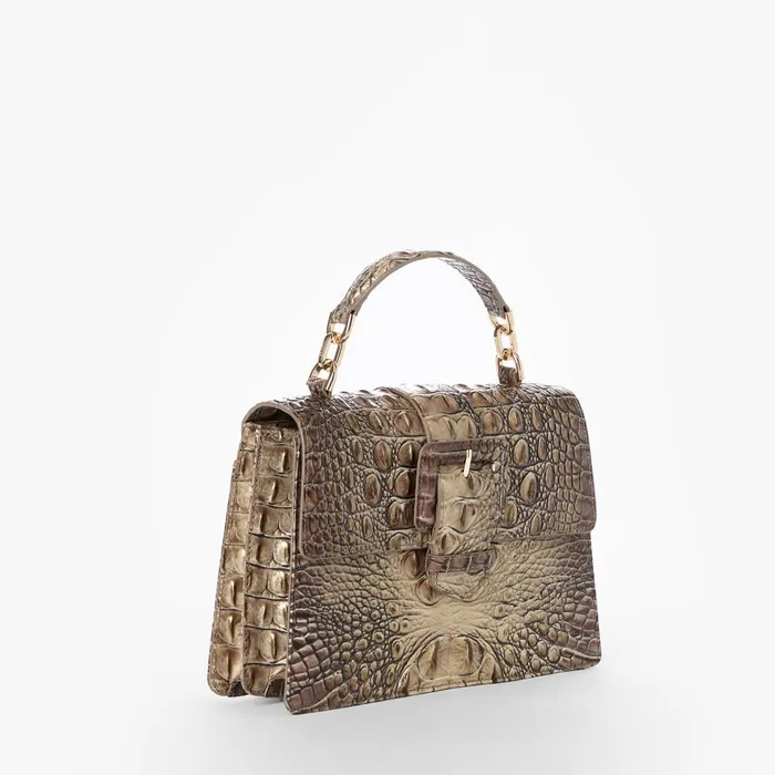 Women Brahmin Satchels Small Hallie Brindle Melbourne Women Brahmin Satchels Small Hallie Brindle Melbourne