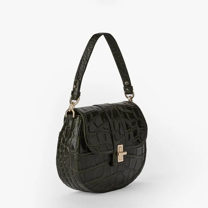 Women Brahmin Shoulder Bags Cynthia Matcha Green Baize Women Brahmin Shoulder Bags Cynthia Matcha Green Baize